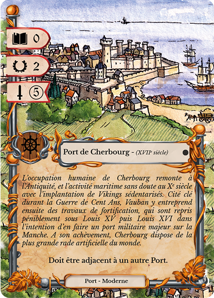 Port de Cherbourg - (XVIIe siècle)